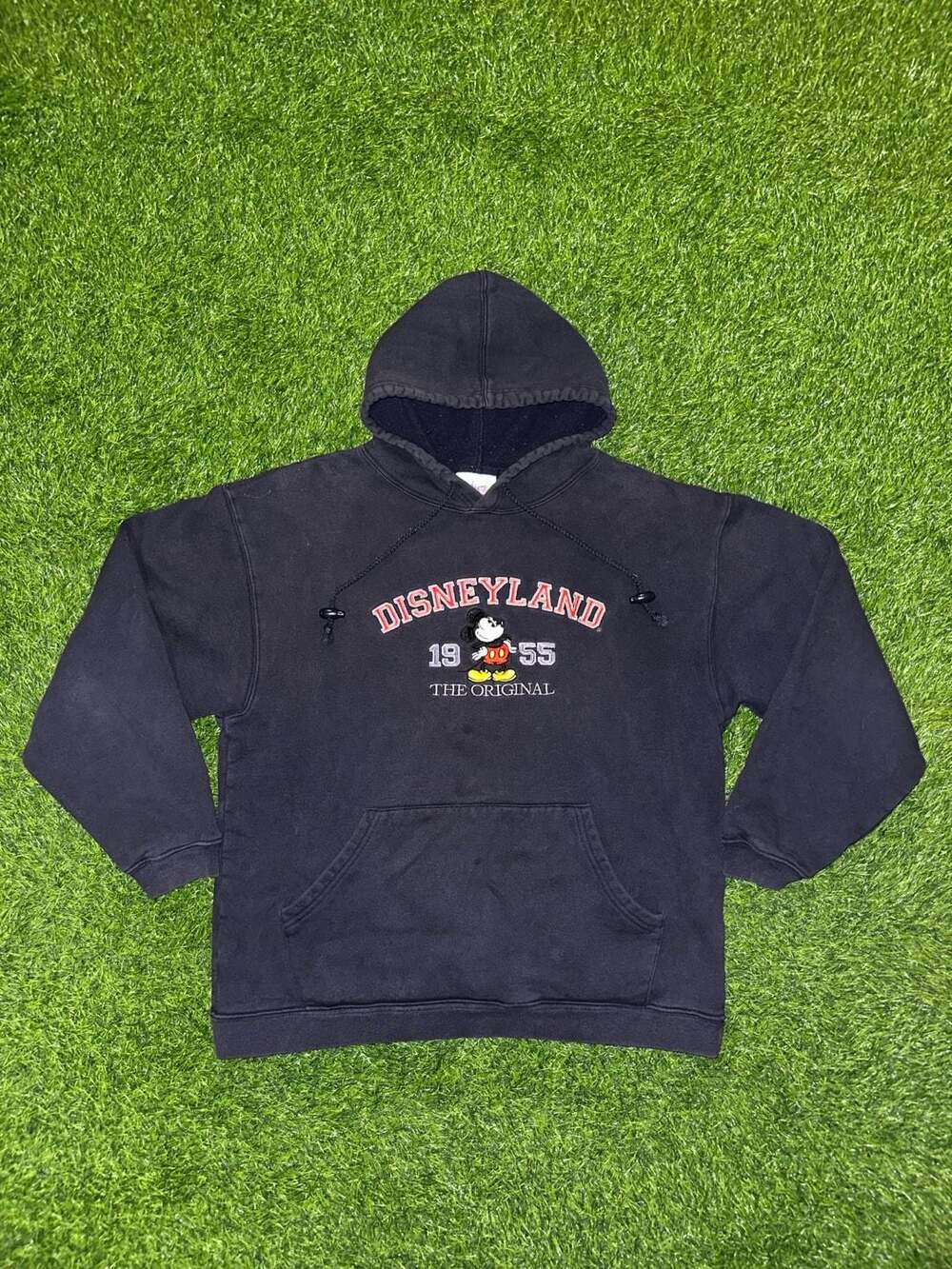 Disneyland Resort Hoodie Size M Navy Blue Mickey Mouse 1955 The Original